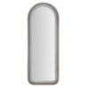 Specchio Da Muro Cloe Velluto Grigio cm 60x4x160
