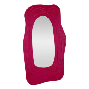 Specchio Da Muro Dafne Fuxia cm 90x4x165