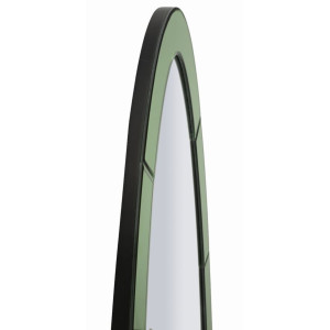 Zoom Specchio Da Muro Oslo Verde cm 55x2x150 (misura Specchio cm 42,5x137,5)