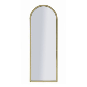 Specchio Da Muro Baku Oro cm 55x2x150 (misura Specchio cm 49x144)