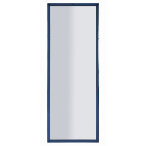 Specchio Da Muro Berlino Blu cm 55x2x150 (misura Specchio cm 49x143,5)
