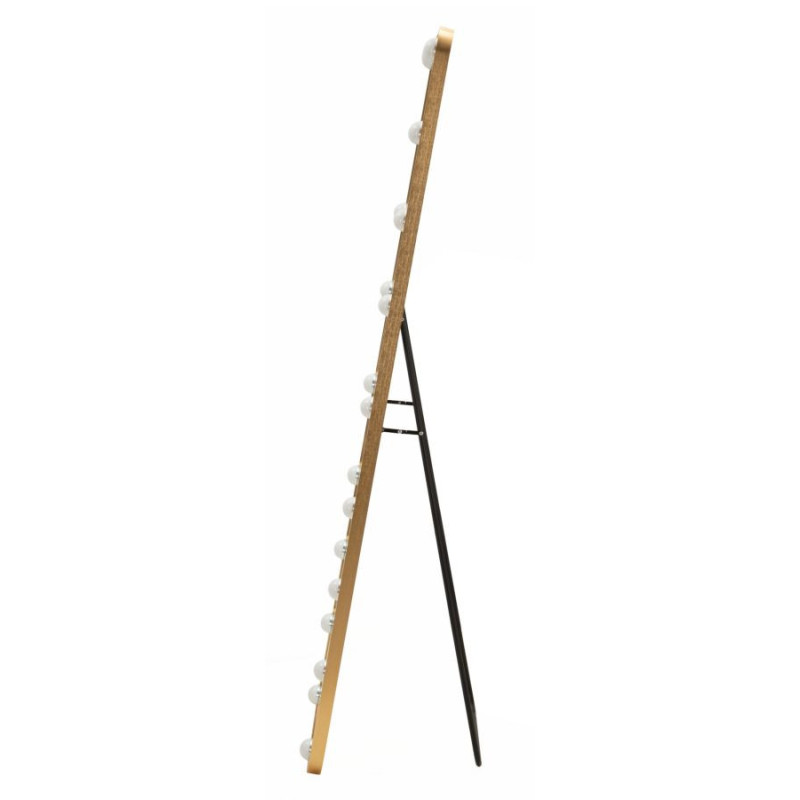 Specchio Da Terra Led Hollywood Rettangolare cm 50x6-45x160 (luce Con 3 Temperature Di Colore)