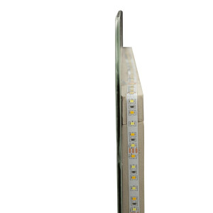 Zoom Specchio Da Muro Led Simple Rettangolare cm 60x3,5x80 (luce Con 3 Temperature Di Colore)