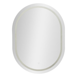 Specchio Da Muro Led Simple Ovale cm 60x3,5x80 (luce Con 3 Temperature Di Colore)