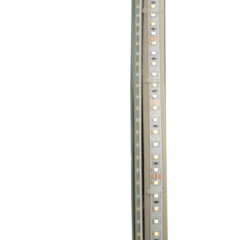 Specchio Da Muro Led Simple Ovale cm 60x3,5x80 (luce Con 3 Temperature Di Colore)