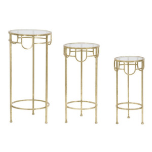 Zoom Porta Telefono Gold Set 3 Pz cm ø 33x70-28x60-23x50