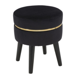 Sgabello Paris Nero cm ø 35x40,5
