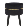 Sgabello Paris Nero cm ø 35x40,5