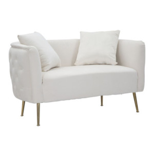Divanetto Bucarest Crema cm 127x74x73