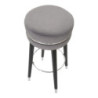 Sgabello Bar Paris Grigio/silver cm ø 35x74