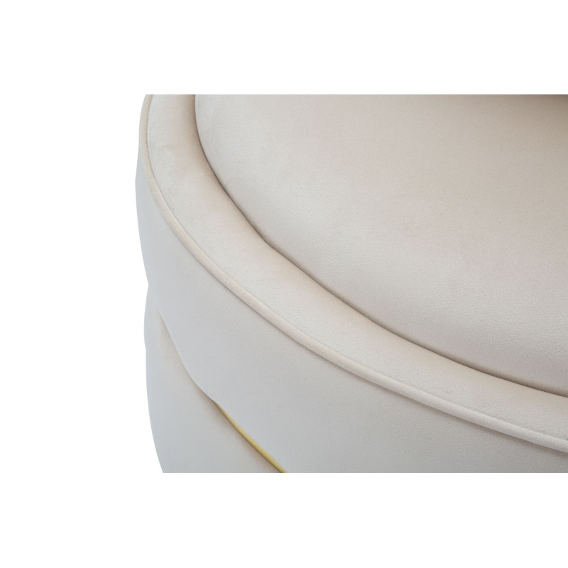 Poltrona Paris Space Crema/gold cm ø 84x72