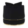Poltrona Paris Space Nero/gold cm ø 84x72