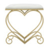 Sgabello Heart Crema cm 50x37,5x51,5