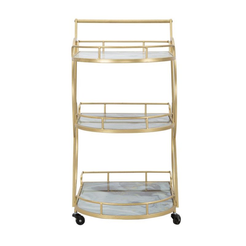 Carrello Marble Glassortiti Mix Cm71x45,5x84,5