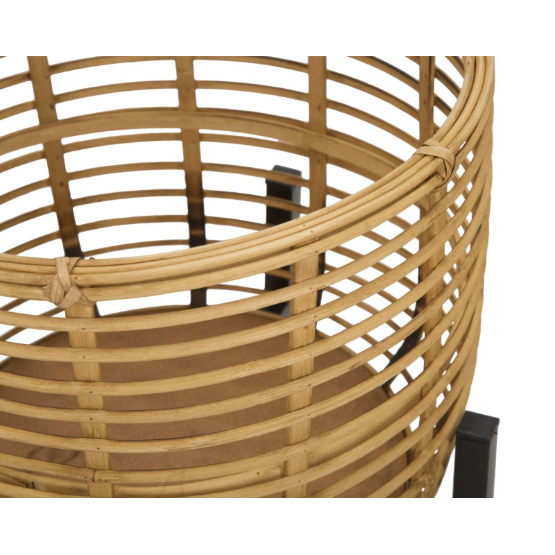 Portavasi coppia i Rattan Coppia 47 cm | levante shop