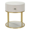 Comodino Montpellier Crema cm ø 42x48