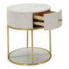 Comodino Montpellier Crema cm ø 42x48