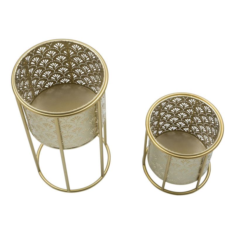 Porta Vasi Golvy Coppia -a- cm ø 21x40-19x22