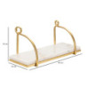 Mansola Da Muro Marble cm 40x16x18