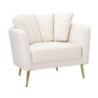 Poltrona Kiev Crema cm 88x77x74