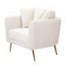 Poltrona Kiev Crema cm 88x77x74