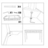 Consolle Matera cm 107x37x80