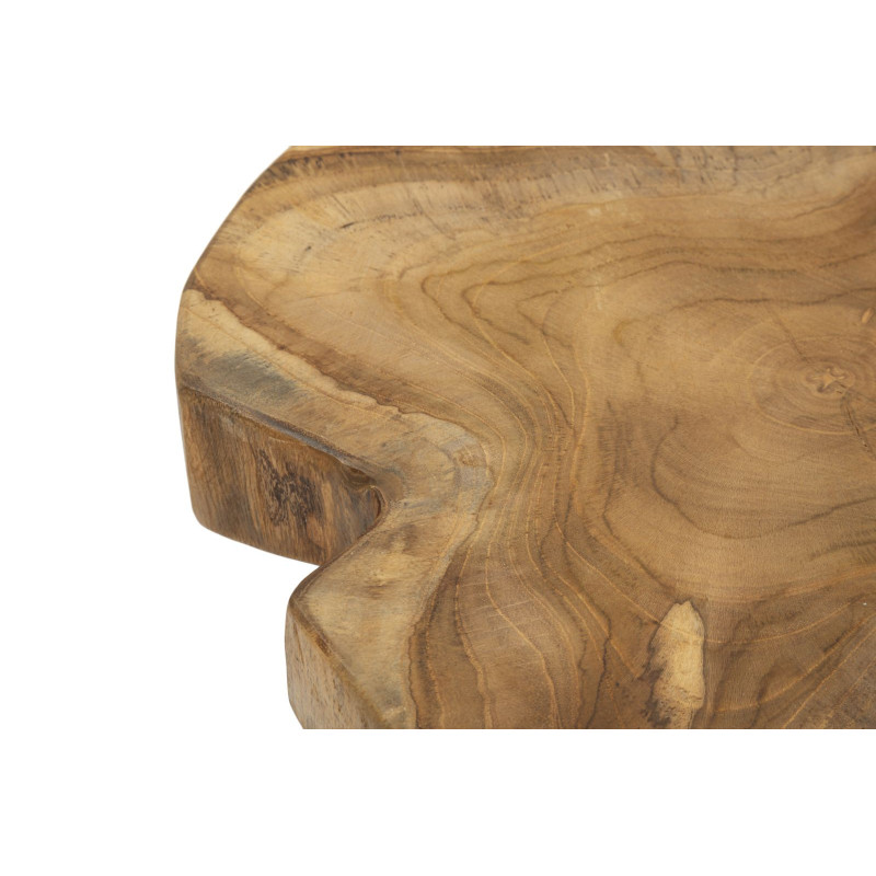 Sgabello Kursi In Teak Riciclato cm ø 35x45 (pezzi Unici - Non Ripiani In Serie)