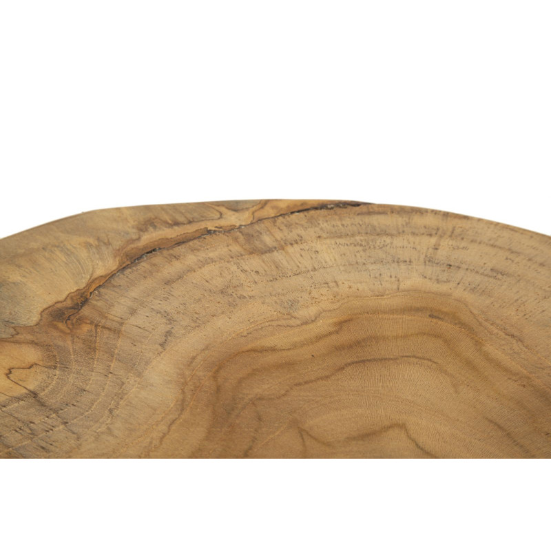 Sgabello Kursi In Teak Riciclato cm ø 35x45 (pezzi Unici - Non Ripiani In Serie)
