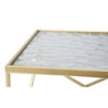 Tavolinetti Glassy Coppia cm 31,5x31,5x68-28x28x64