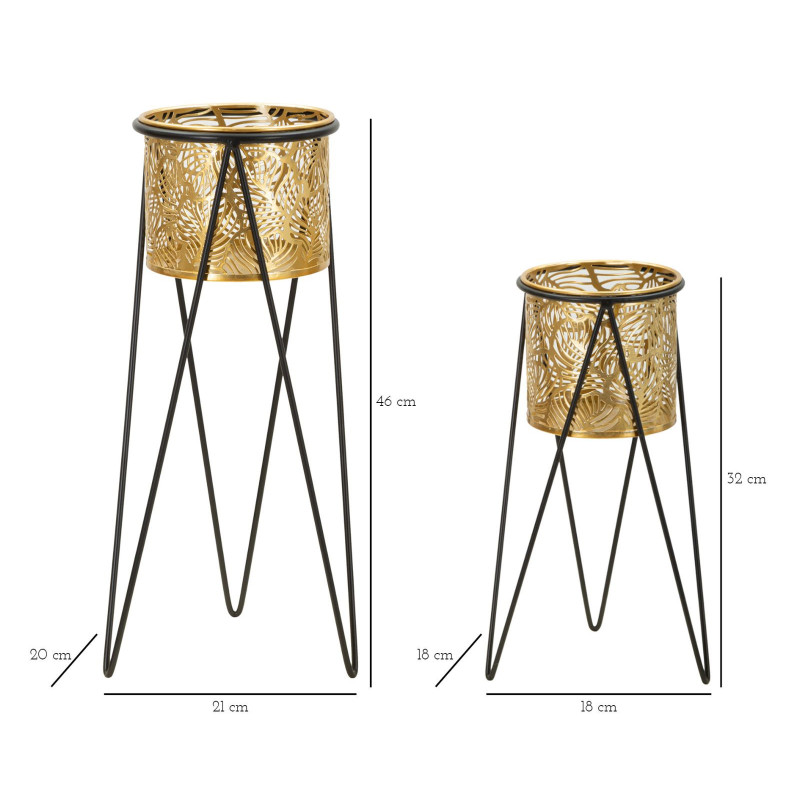 Drak Coppia H 46 cm | Fioriere e Vasi | Levante Shop