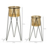 Drak Coppia H 46 cm | Fioriere e Vasi | Levante Shop