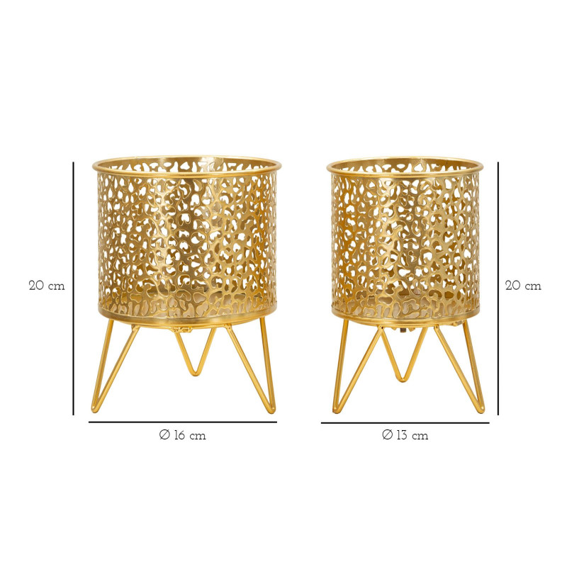 Piny Coppia 16x20 cm | Fioriere e Vasi | Levante Shop
