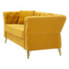 Divano Emy Senape Con Cuscini cm 162x83x76