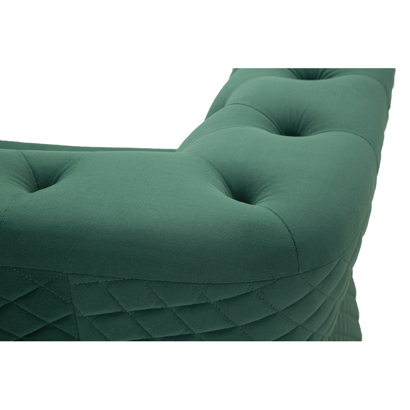 Poltrona Emy Verde Con Cuscino cm 104x83x76