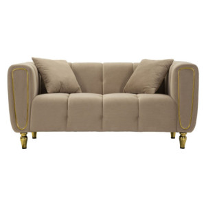 Zoom Divano Alma Grigio Con Cuscini cm 155x81x71
