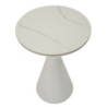 Tavolinetto White Double cm ø 44,5x63
