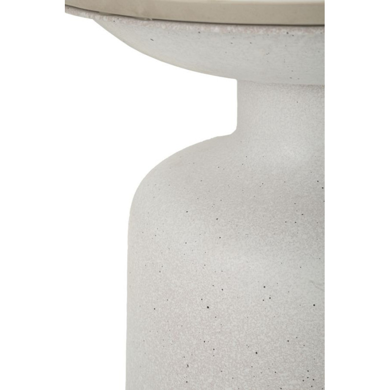 Tavolinetto White Fush cm ø 40x47