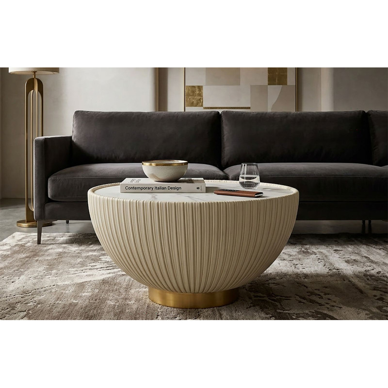 Tavolino Da Caffe' Elge cm ø 71x38