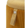 Puff Con Contenitore Bolzano Senape Set 2 Pz cm ø 38x38-32x28