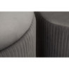Panca Con Contenitore E Sgabelli Shopy Grigia Set 3 Pz cm 80x37x42-29x35