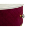 Comodino/toletta Con Puff Vellit Rosso cm ø 52x70 - ø 36x39