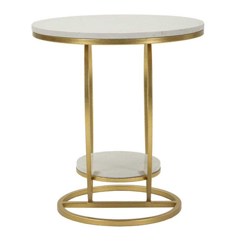 Tavolinetto Heart Oro cm ø 40x45,5
