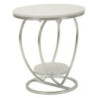 Tavolinetto Heart Argento cm ø 40x45,5
