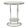 Tavolinetto Heart Argento cm ø 40x45,5