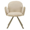 Sedia Stoccolma -b-crema Set 2 Pz cm 64x68x83 (altezza Seduta cm 45)