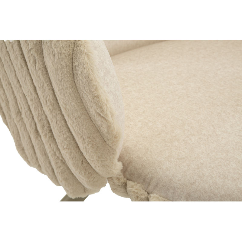 Sedia Stoccolma -b-crema Set 2 Pz cm 64x68x83 (altezza Seduta cm 45)