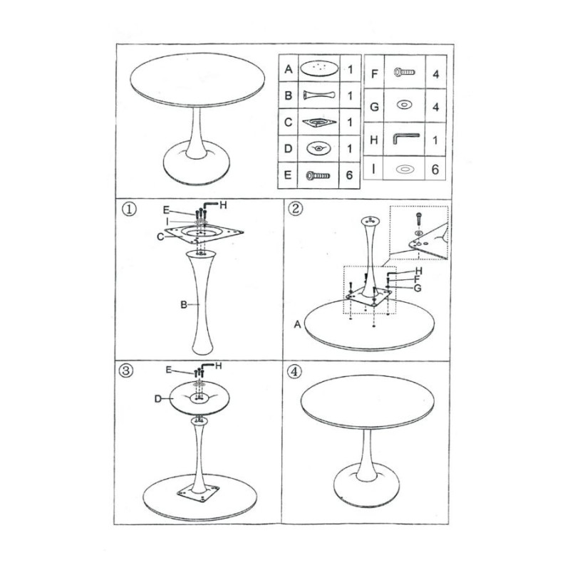 Tavolo Da Pranzo Stoccolma Verde cm ø 120x76