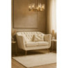 Divanetto Budapest Crema Con Cuscini cm 130x83x91