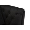 Divanetto Budapest Nero Con Cuscini cm 130x83x91