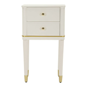 Zoom Comodino Camille Bianco cm 40x30x71